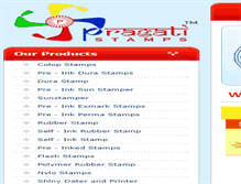 Tablet Screenshot of pragatistamps.com
